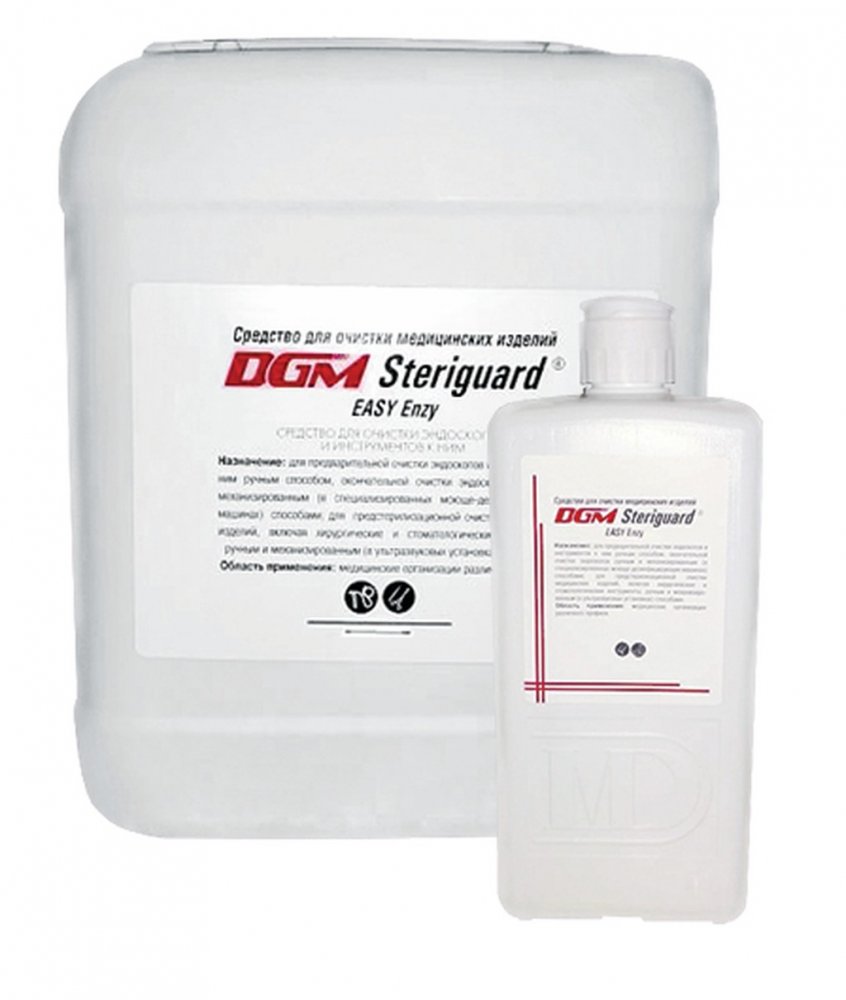 СРЕДСТВО ДЕЗИНФИЦИРУЮЩЕЕ DGM STERIGUARD EASY ENZY 1Л (в наличии 5 л)
